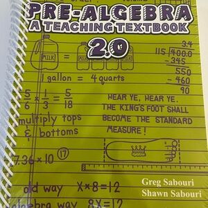 Teaching Textbooks Pre Algebra 2.0 NEW